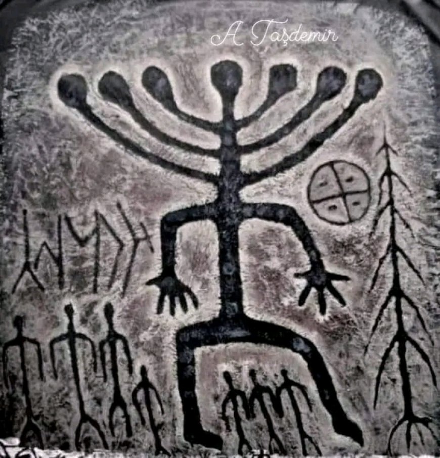 Hakasya: 9000 Yıllık Türk Petroglifi ve Menorah Sembolü