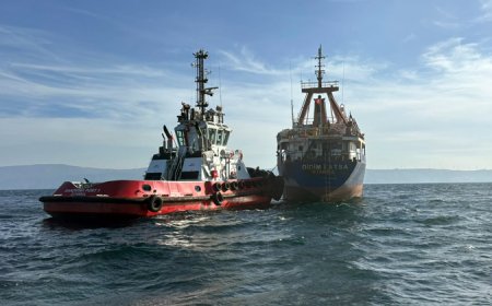 Bandırma’da Demirde Bekleyen Gemideki Mürettebatın İhtiyaçları Giderildi