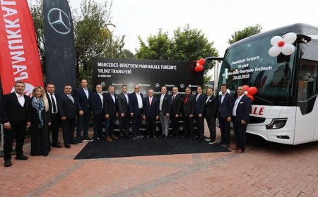 Pamukkale Turizm filosuna 25 adet Mercedes-Benz Tourismo kattı