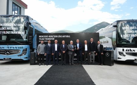 Lüks Artvin Seyahat Filosunu 8 adet Mercedes-Benz otobüs ile genişletti