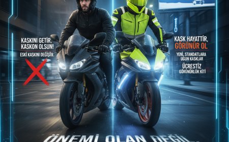 Eski Kaskı Getirene Yenisi, Sürücülere "Fark Et!" Çıkartması