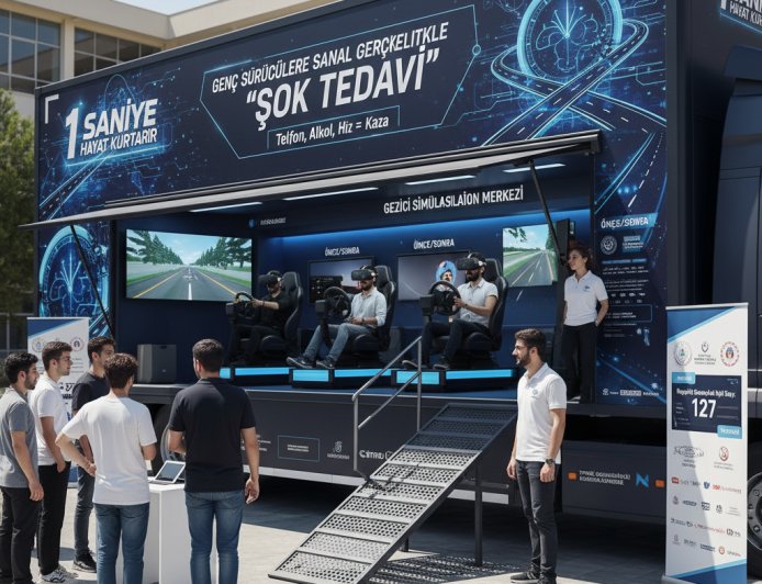 Genç Sürücülere Sanal Gerçeklikle "Şok Tedavi"