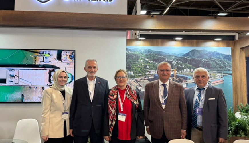 Büyükelçi Fatma Ceren Yazgan’dan Europort Fuarı’nda Trabzon Tersanesi’ne Ziyaret