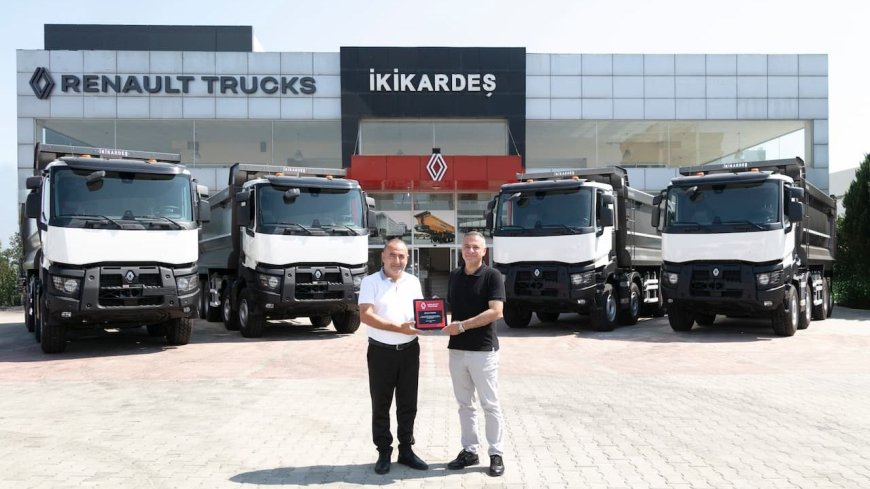 Gölsu Maden, zorlu şantiye operasyonlarında Renault Trucks K serisini kullanıyor