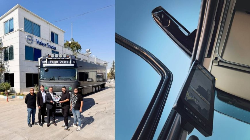 Volvo Trucks, AGİT Nakliyat’a Türkiye’nin ilk Kamera Monitör Sistemli FH16 780 HP’sini teslim etti