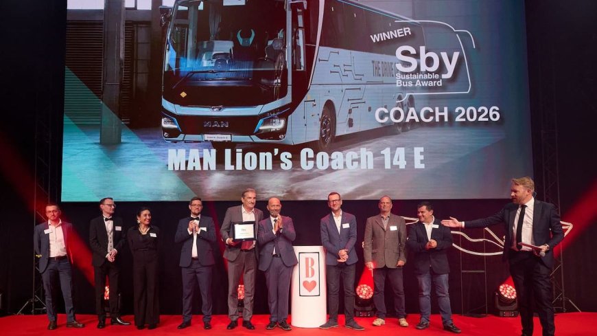 MAN Lion’s Coach E, “2026 Yılının Sürdürülebilir Otobüsü” seçildi