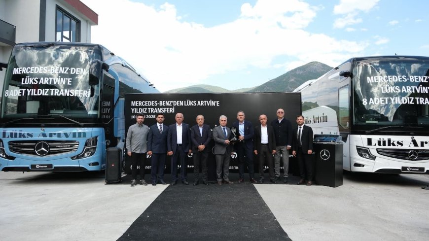 Lüks Artvin Seyahat Filosunu 8 adet Mercedes-Benz otobüs ile genişletti